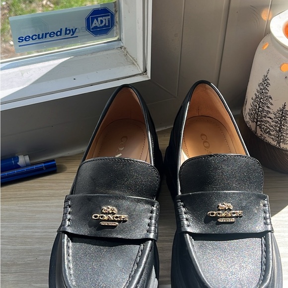 Black Leather Loafers - Picture 2 of 2